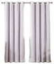 Zigzag Lace and Solid Blackout Curtain Set, Lilac, 96"