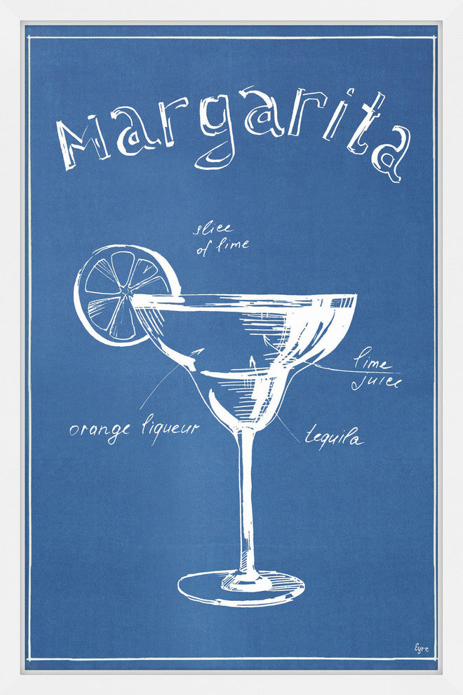 "Margarita" Framed Painting Print, 12"x18"