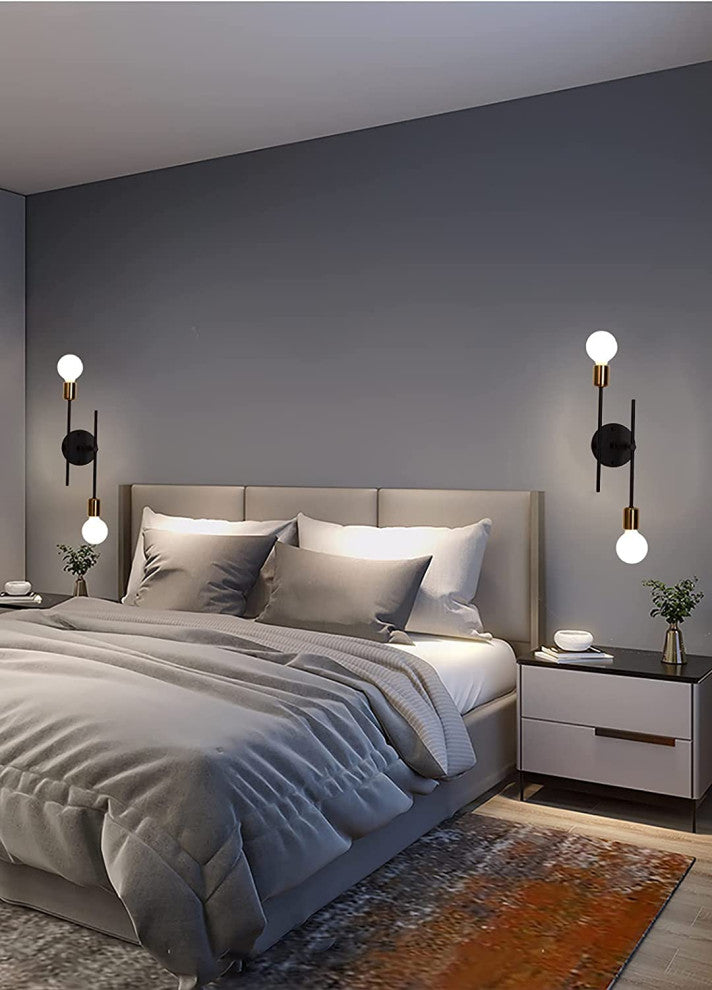 2 Light Close To Ceiling Lamp, Modern, Sputnik