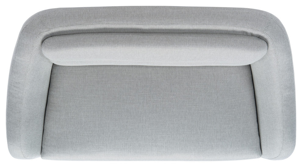Safavieh Couture Belladonna Mid-Century Loveseat, Light Grey