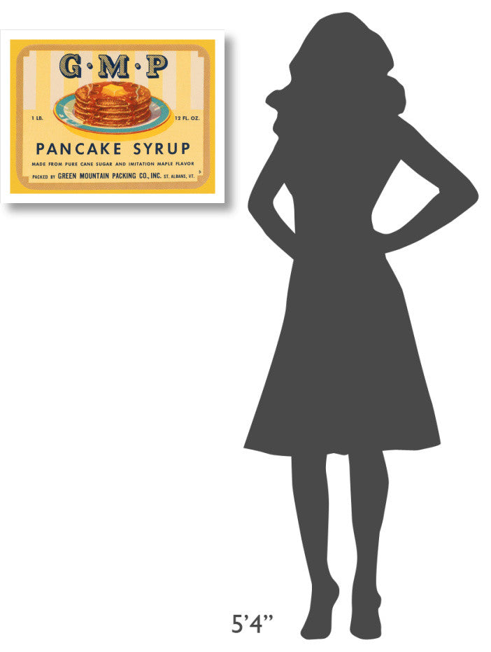 "G.M.P. Pancake Syrup" Digital Paper Print by Retrolabel, 24"x19"