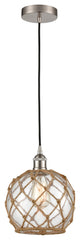 Innovations 616-1P-SN-G122-8RB 1-Light Mini Pendant, Brushed Satin Nickel