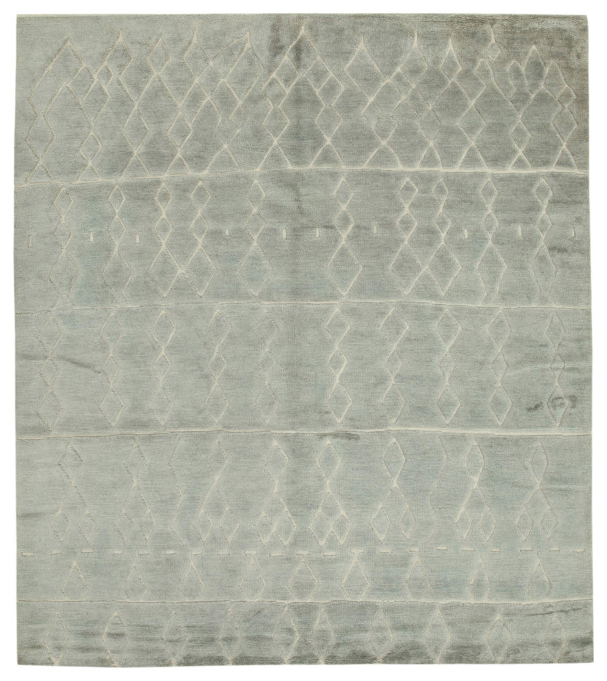 Rug N Carpet - Handmade One-of-a-Kind 9' 2'' x 10' 6'' Moroccan Area Rug