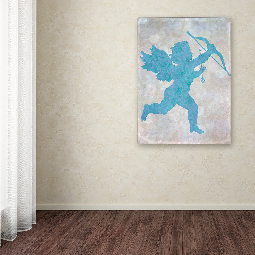 Cora Niele 'Cupid Blue' Canvas Art, 18" x 24"