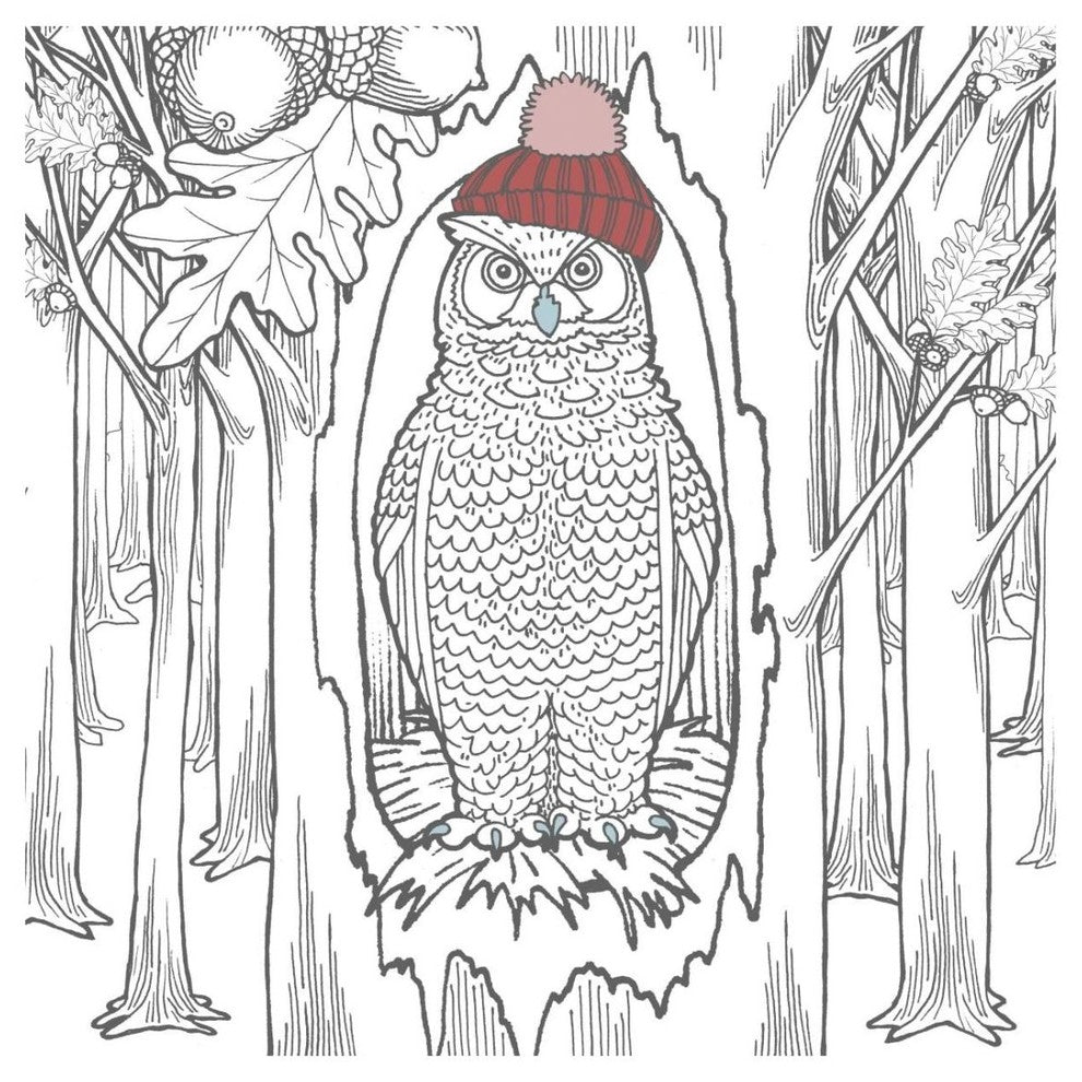 "Color the Forest Color V" Digital Paper Print by Elyse DeNeige, 26"x26"