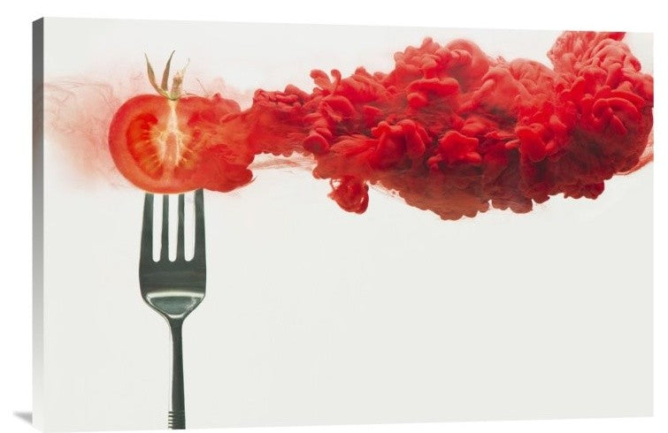 "Disintegrated Tomato" Stretched Canvas Giclee by Dina Belenko, 30"x20"
