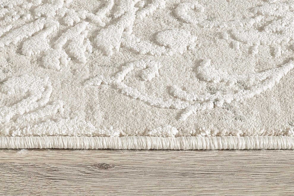 Quartz Rug, Ivory/Beige, 5'3"x7'7"
