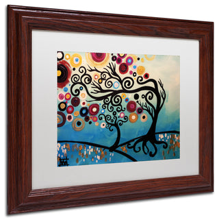 Natasha Wescoat '011' Art, Wood Frame, White Mat, 14x11