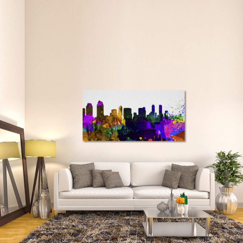 "San Diego City Skyline" Fine Art Print