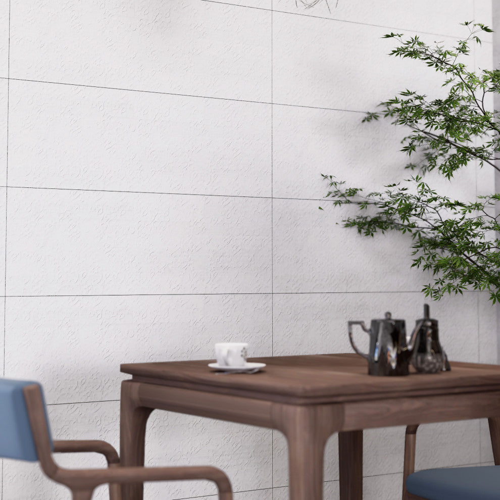 Lumiere Grecque Blanco Ceramic Wall Tile