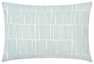 Surya Natur Pillow Shell With Down Insert 13"H X 20"W Light Blue