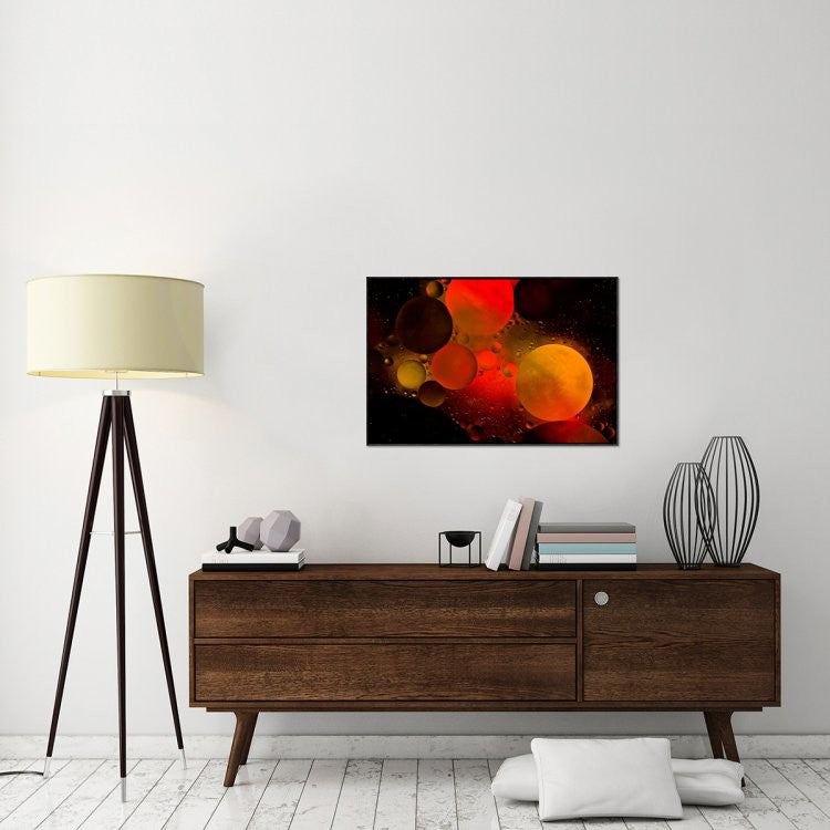 "Astronomical" Framed Canvas Giclee by Heather Bonadio, 37x25"