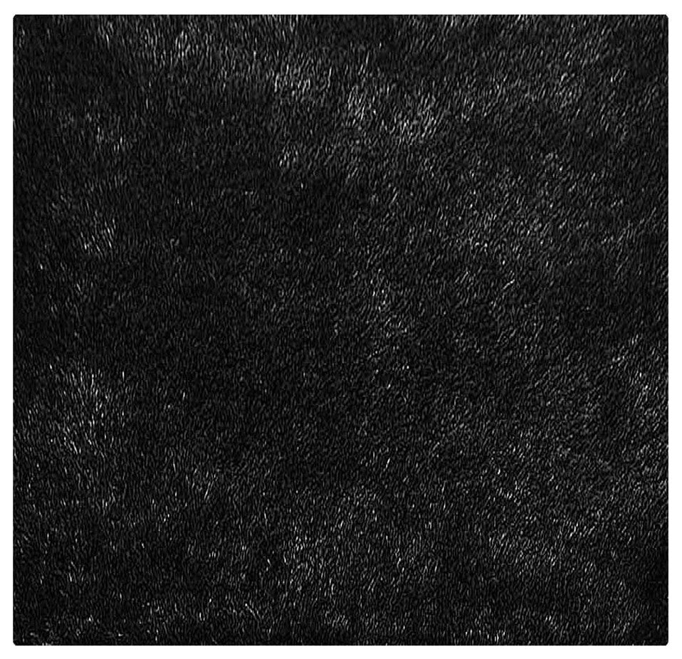 HAND TUFTED SHAG POLYESTER ECO-FRIENDLY AREA RUGS, Black Color, Solid Design