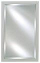 Afina Basix 20"x26" Single Door Medicine Cabinet, Satin White