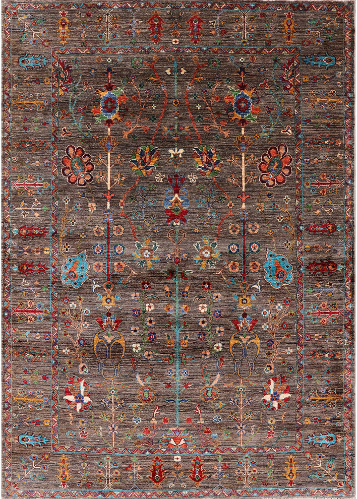 Ahgly Company Indoor Rectangle Mid-Century Modern Area Rugs, 2' x 4'