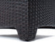 Deco 6 Piece Sunbrella Outdoor Love and Club Deep Seating Set, Charcoal Gray