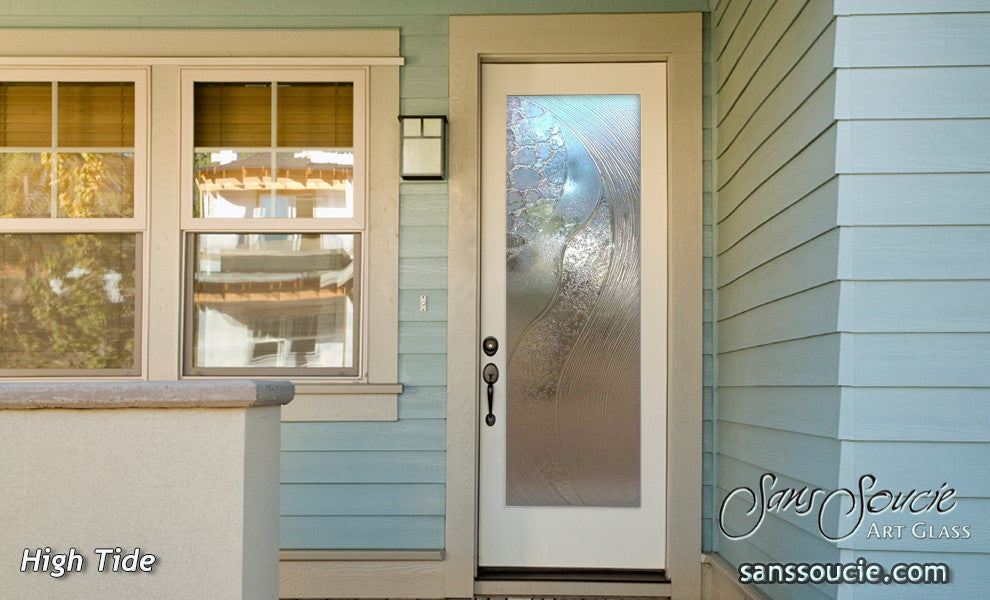 Interior Prehung Door or Interior Slab Door - High Tide - Cast Glass CGI 033...