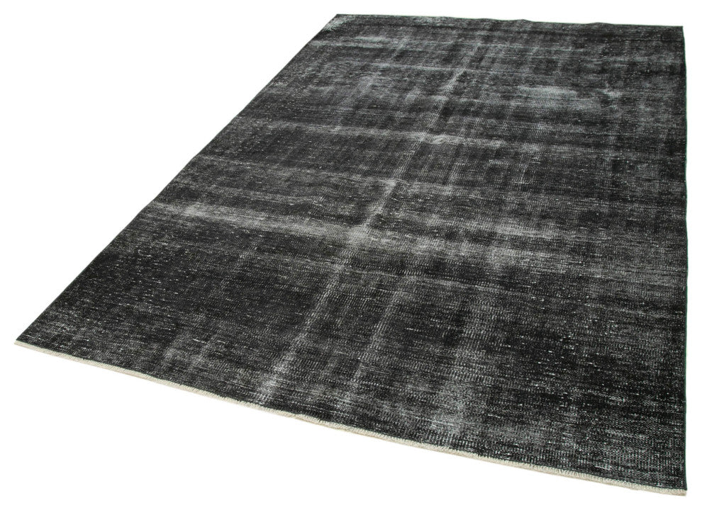 Rug N Carpet - Hand-knotted Anatolian 5' 9" x 9' 1" Vintage Overdyed Area Rug