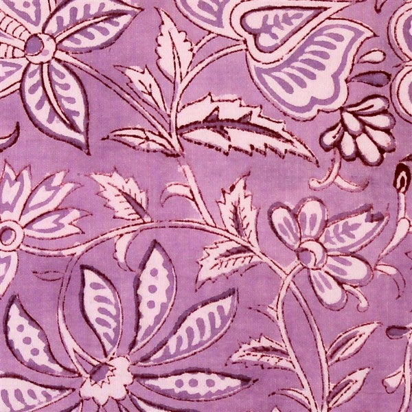 Mauve Flowers Throw Pillow, 12x24