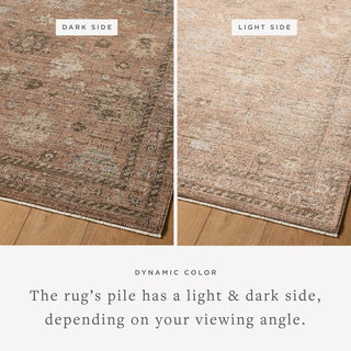 Loloi Priscilla Blush / Multi 5'-0" x 7'-6" Area Rug