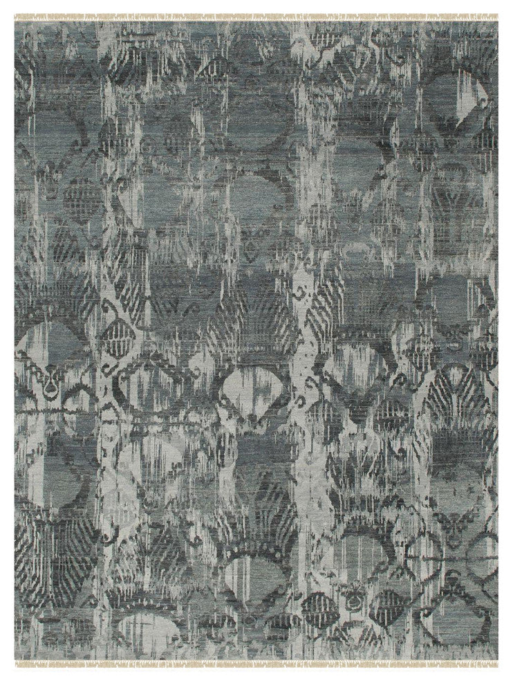 Dazzle Area Rug, Gray, 6' x 9', Tribal