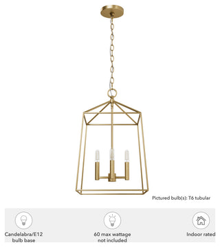 Fair Oaks Luxe Gold 4 Light Pendant