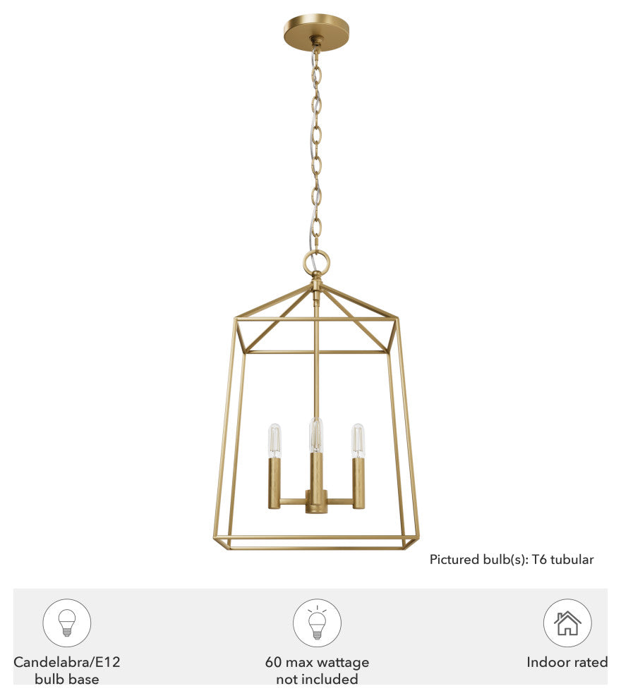 Fair Oaks Luxe Gold 4 Light Pendant