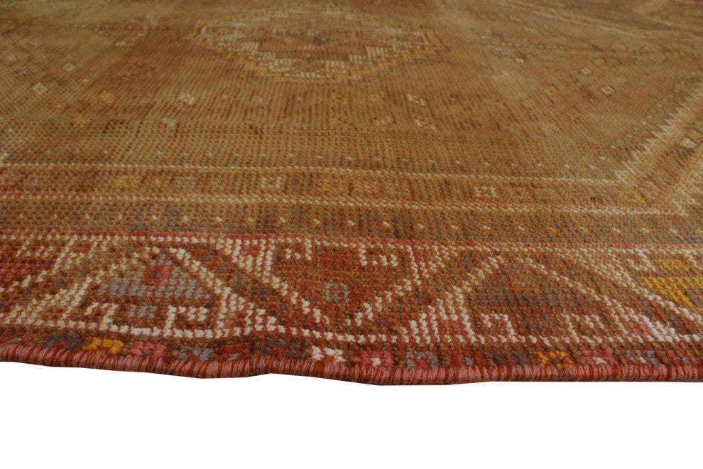 Semi Antique Najla Beige/Rust Rug, 4'7x7'9