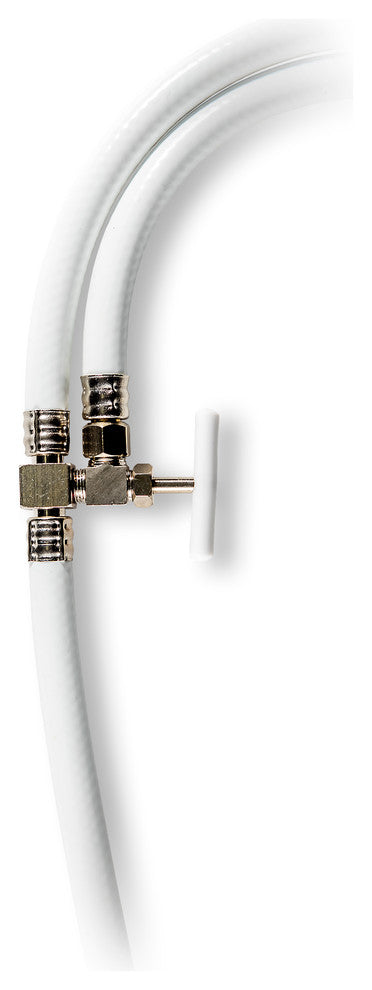 Bidet Spray White Colonial with Chrome Band
