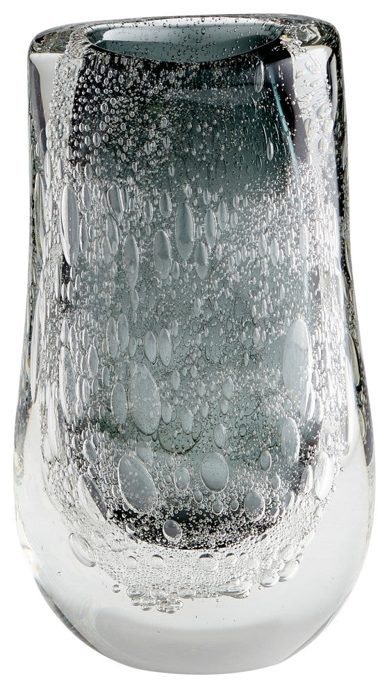 Viceroy Vase, Greyand Clear
