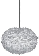 Eos X-Large Plug-In Pendant, Black/Gray