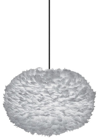 Eos X-Large Plug-In Pendant, Black/Gray