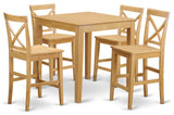 5 Pc Counter Height Table-Gathering Table And 4 Stools