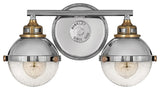 Hinkley Lighting 5172 Fletcher 2 Light 16"W Bathroom Vanity Light - Polished