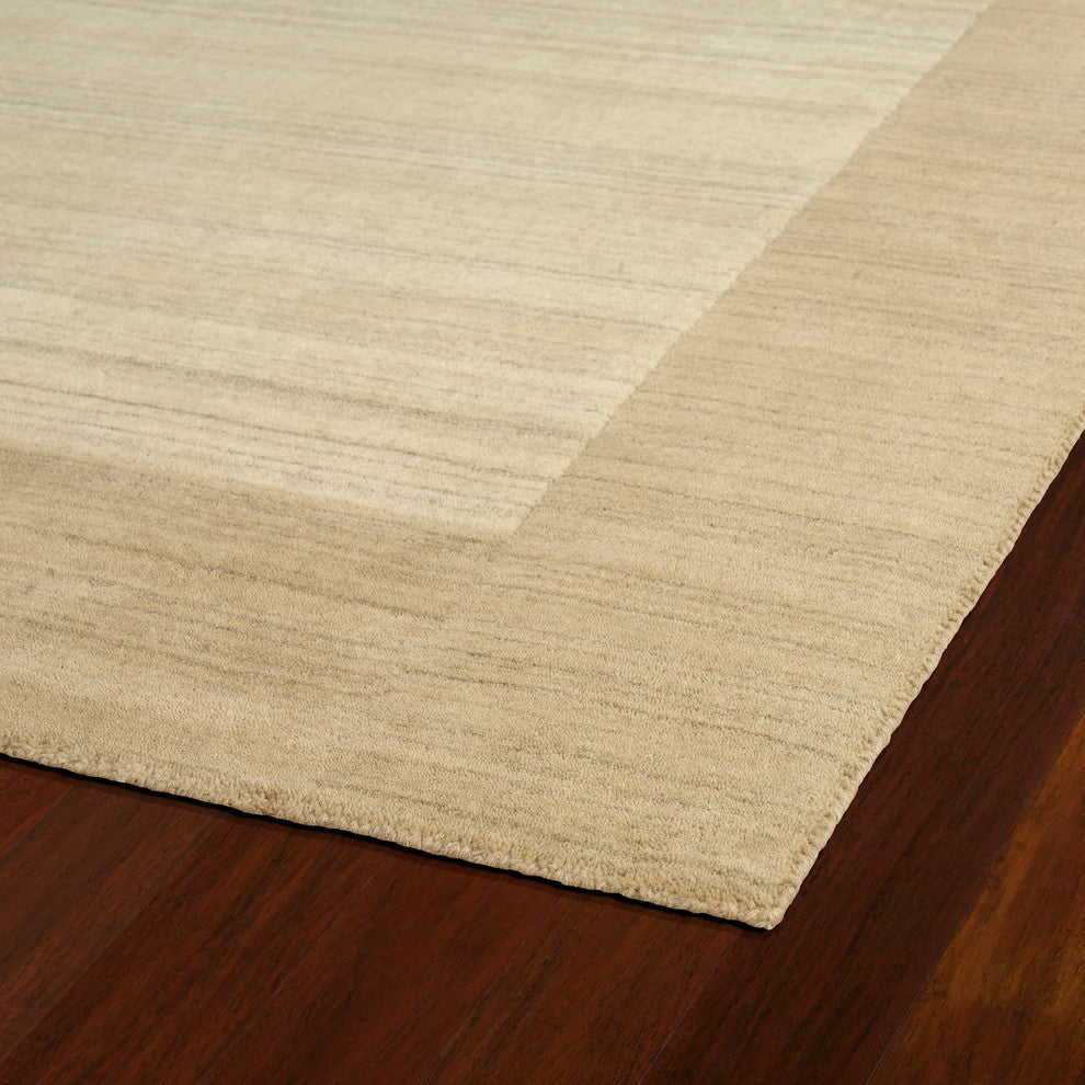 Kaleen Hand-Tufted Regency Wool Rug, Linen, 3''6"x5''3"