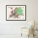 Europe Vintage Antique Map Wall Art, 16"x21"