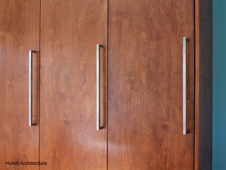 Celeste Square Bar Pull Cabinet Handle Polished Chrome Stainless 12mm, 10"