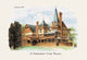 Suburban Club House- Gallery Wrapped Canvas Art 28" x 42"