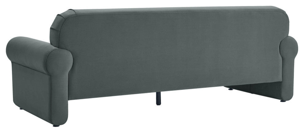 Keelee Gray 84" Velvet Sofa