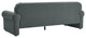 Keelee Gray 84" Velvet Sofa
