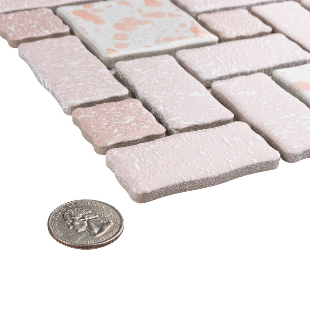 Academy Pink Porcelain Floor and Wall Tile