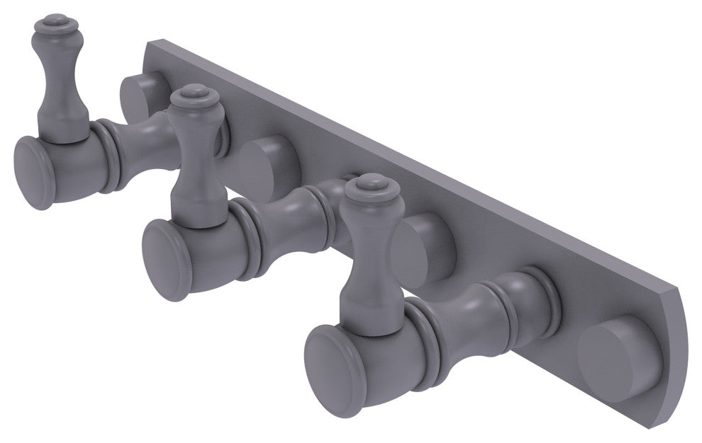 Carolina 3 Position Tie and Belt Rack, Matte Gray