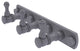 Carolina 3 Position Tie and Belt Rack, Matte Gray