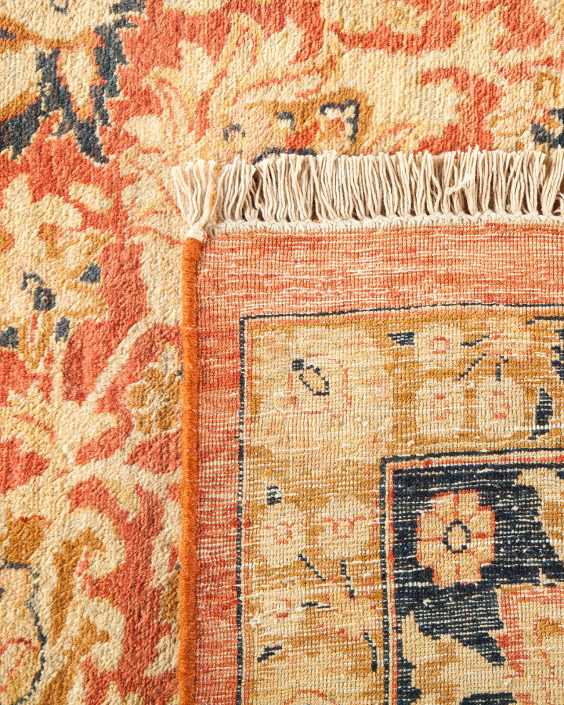 Mogul, One-of-a-Kind Hand-Knotted Area Rug Orange, 8'0"x10'6"