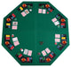 Modern 48" 8 Players Octagon Fourfold Poker Table Top