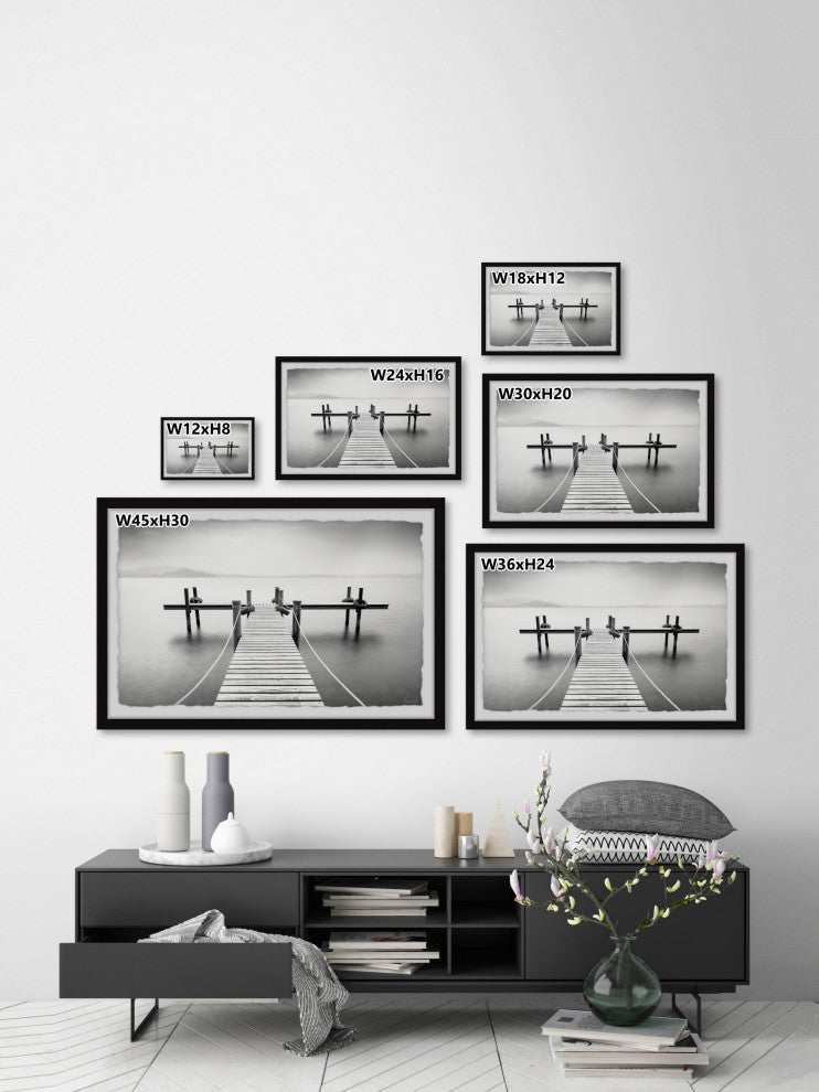 "Bring the Boat" Framed Painting Print, 45x30