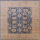 Ahgly Company Indoor Square Mid-Century Modern Area Rugs, 8' Square