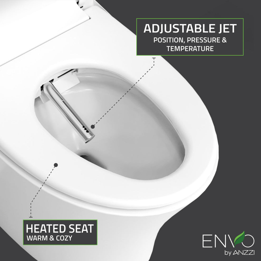 ENVO Vail Smart Toilet Bidet With Remote and Auto Flush