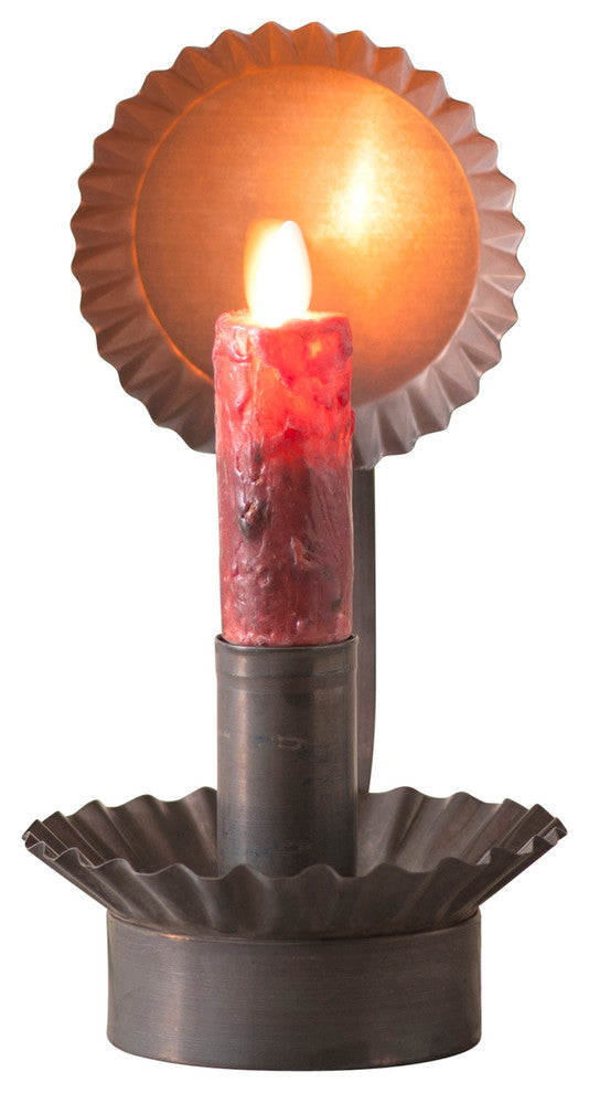 Lodge Chamberstick in Blackened Tin