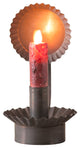 Lodge Chamberstick in Blackened Tin